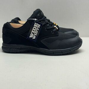 Fila Women  Memory Layers SR WR Slip Resistant Water Resistant Black Work Shoes